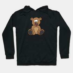 Cute Teddy Bear Cartoon Hoodie